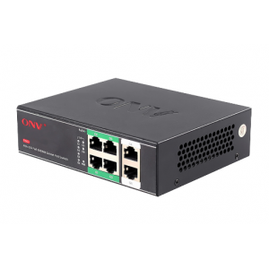 PoE-комутатор некерований гігабітний 6-портовий ONV-H3064PS з 4 портами PoE