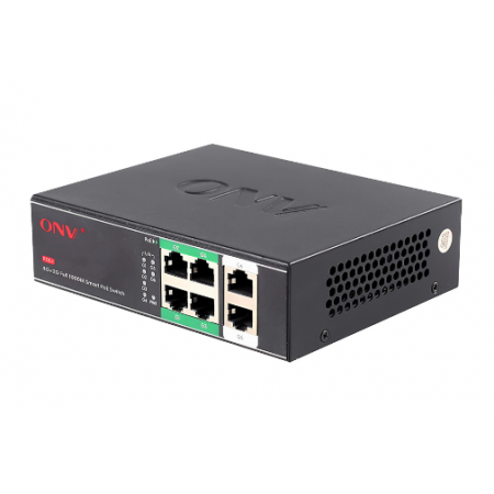 PoE-комутатор некерований гігабітний 6-портовий ONV-H3064PS з 4 портами PoE