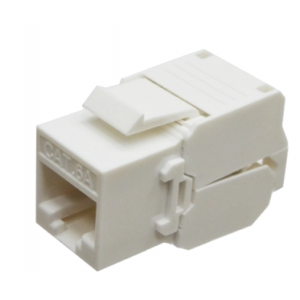 Модуль KeyStone RJ45 UTP, кат. 6a, безінструментний, Slim LW LW-KJ6A-04-C6A
