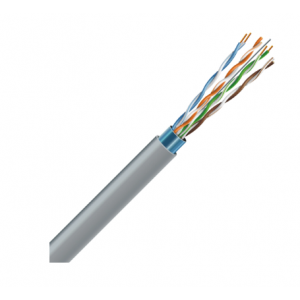 Кабель FTP мідь внутрішній ЗЗКМ Cat. 6 F/UTP 4x2x23 AWG (К) (70910061) бух. 500м