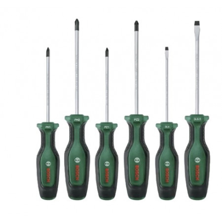 Bosch (1600A02BX7) PH/PZ/SL 6 шт Набор отверток