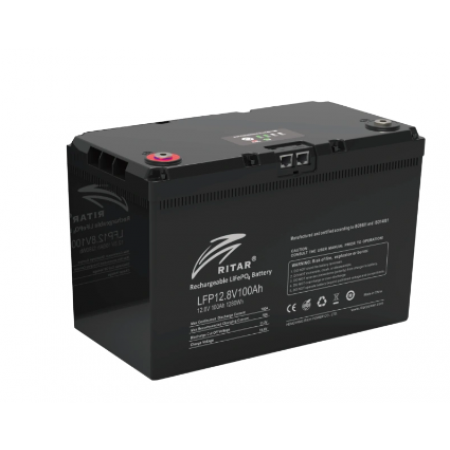 Ritar LFP12.8V100AHG24 Аккумуляторная батарея с bluetooth и подогревом