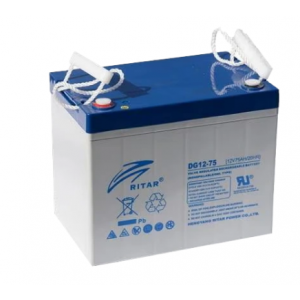 RITAR DG12-75 12V 75Ah Акумуляторна батарея