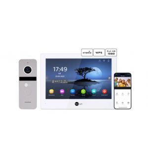 Neolight ALPHA Hybrid + SOLO FHD Silver Комплект видеодомофона