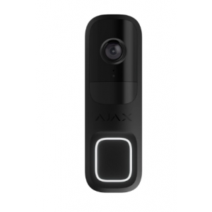 Ajax Doorbell black RAL 9005 Видеозвонок