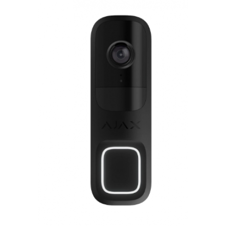 Ajax Doorbell black RAL 9005 Видеозвонок