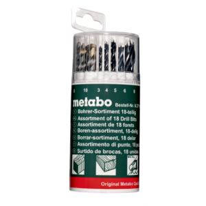 Набір свердел Metabo 18 предм.
