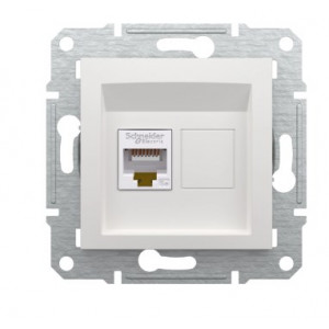 Schneider Electric Asfora (EPH4370121) RJ45 UTP 5E Розетка