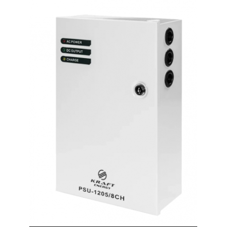 Джерело безперебійного живлення Kraft PSU-1205/8CH