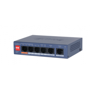Комутатор 4 порти керований Dahua DH-CS4006-4ET2GT-60 PoE