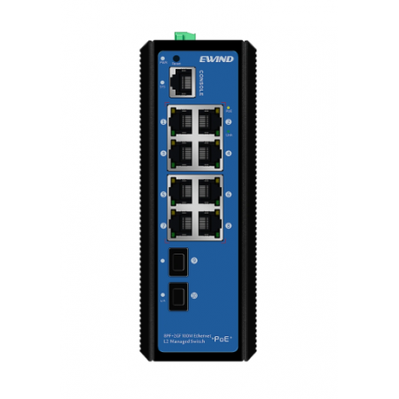 Ewind EW-PIS2710M-8FE Коммутатор 10 портов управляемый