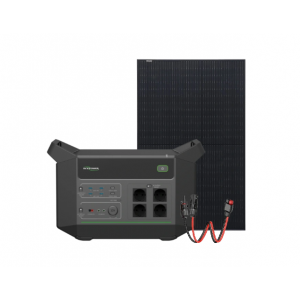 HYXiPower HYX-EA2000 + Risen Solar RSM40-8-400MB Full Black Система автономного питания однофазная