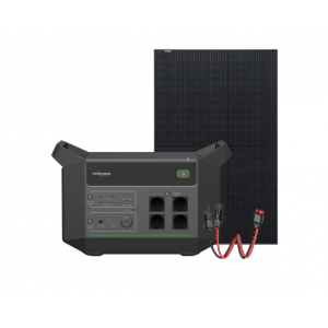 Система автономного живлення однофазна HYXiPower HYX-EA2500 + Risen Solar RSM40-8-400MB Full Black