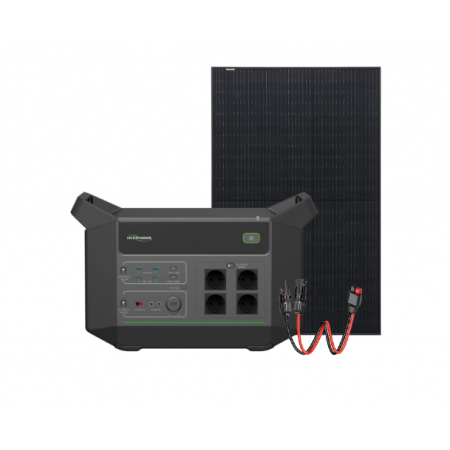 HYXiPower HYX-EA2500 + Risen Solar RSM40-8-400MB Full Black Система автономного питания однофазная