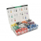 (E0508w-600 E2508b-250,E1008r-350,E1508bl-300,E4009gr-60,E7508gr-400,E6012y-40) Набор клемм/наконечников 2000шт. Photo 1