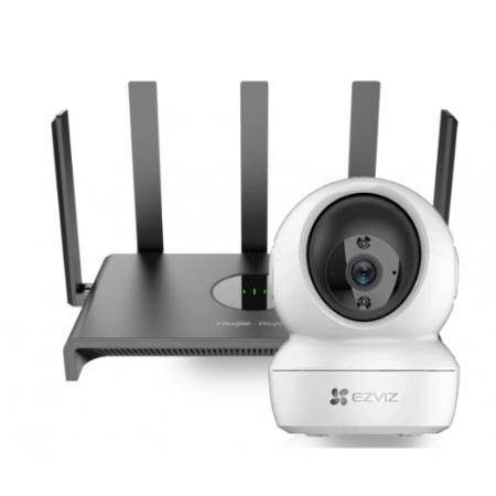 Ezviz CS-H6c (4MP,W1) + Reyee RG-EW1300G Комплект
