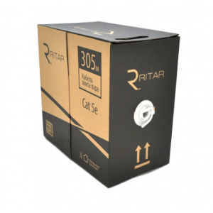 Кабель Ritar КНПП UTP (4*2*0.5) 4p 24 AWG ПЕ (305м)