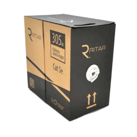 Кабель Ritar КНПП UTP (4*2*0.5) 4p 24 AWG ПЕ (305м)
