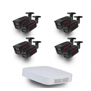 (8х DH-IPC-HFW2449TL-S-PRO-BE +1 х NVR2108-I2) Dahua WizColor Kit - Buy and Try!