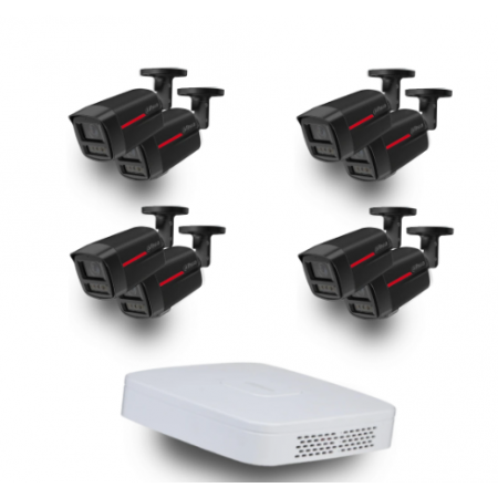(8х DH-IPC-HFW2449TL-S-PRO-BE +1 х NVR2108-I2) Dahua WizColor Kit - Buy and Try!