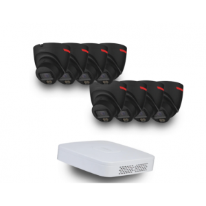 (8х DH-IPC-HDW2449T-S-PRO-BE +1 х NVR2108-I2) Dahua WizColor Kit - Buy and Try!