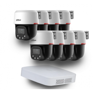 (8х DH-SD2C400NA-B-PV-PRO +1 х NVR2108-I2) Dahua WizColor Kit - Buy and Try!