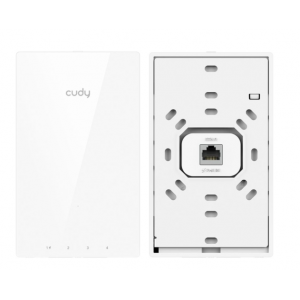Точка доступу настінна WiFi 5 Cudy AP1300 Wall з підтримкою Mesh дводіапазонна гігабітна AC1200