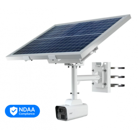 4G IP-відеокамера 4Mp TVT TD-9846SP1(BA/G4/WR2) f=2.8mm з сонячною батареєю, з мікрофоном, повнокольорова