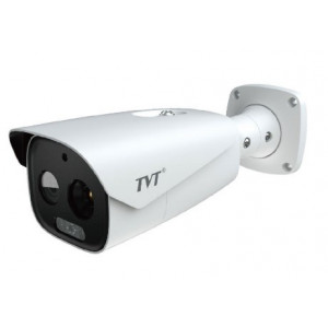 Тепловизионная IP-видеокамера TVT TD-5463E1-VT2(25/PE) Thermal 640*512 f=25mm Optical 5Mp f=12mm