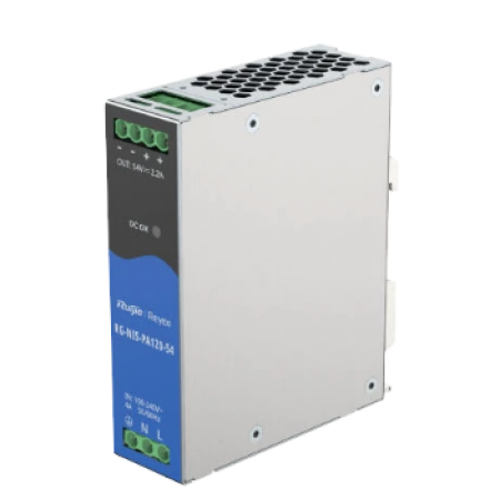 Блок живлення Ruijie RG-NIS-PA120-54 AC/DC 54В 2.2А 120 Вт на DIN-рейку