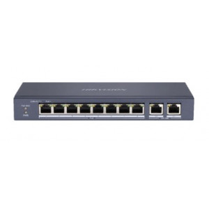 Hikvision DS-3E0310P-E/M(B) PoE Коммутатор 8 портов неуправляемый