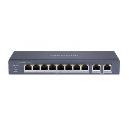 Hikvision DS-3E0310P-E/M(B) PoE Коммутатор 8 портов неуправляемый