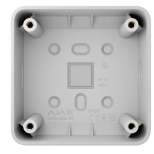 Монтажна коробка Ajax SurfaceMounting box white