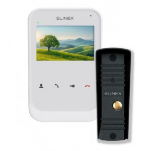 Slinex SK-04 + ML-16HR black Комплект відеодомофон + панель виклику
