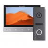 Комплект відеодомофон + панель виклику Slinex SK-07N Cloud grey + ML-17HD graphite