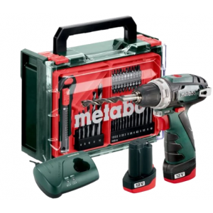 Акумуляторний шуруповерт Metabo PowerMaxx BS Basic Mobile Workshop (600080710)