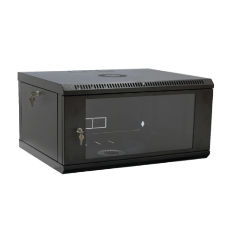 Шафа 19" 4U 600x400x284мм акрилове скло, чорна