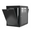 Шкаф 19"15U, 600x500x773мм акриловое стекло, черная