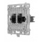 Механізм інтернет розетки Ajax OutletCore (LAN) black. Photo 1