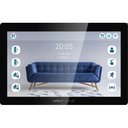 Відеодомофон ARNY AVD-950A 2Мп 9'' Wi-Fi IPS, Black
