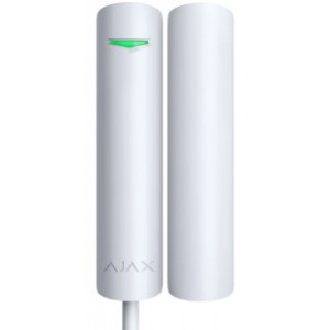 Ajax DoorProtect Plus Fibra white Дротовий магнітоконтактний сповіщувач