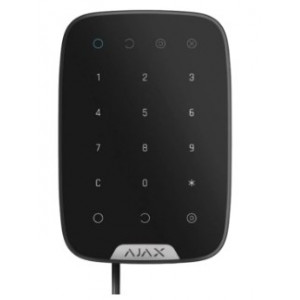 Ajax Keypad Fibra black Дротова сенсорна клавіатура