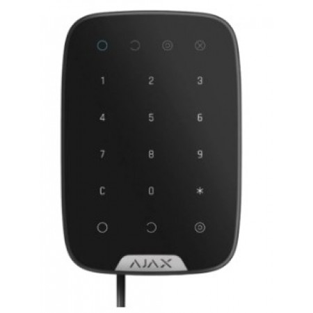 Ajax Keypad Fibra black Проводная сенсорная клавиатура