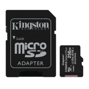 Kingston 256GB micSDXC Canvas Select Plus 100R A1 C10 Card Модуль флеш-пам'яті