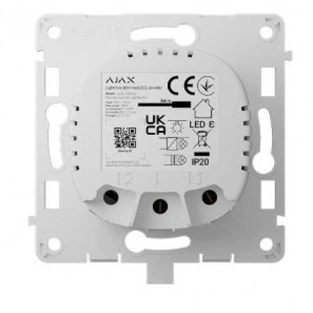 Ajax LightCore (Dimmer) [55] (8EU) ASP white Беспроводной умный сенсорный димерный выключатель света