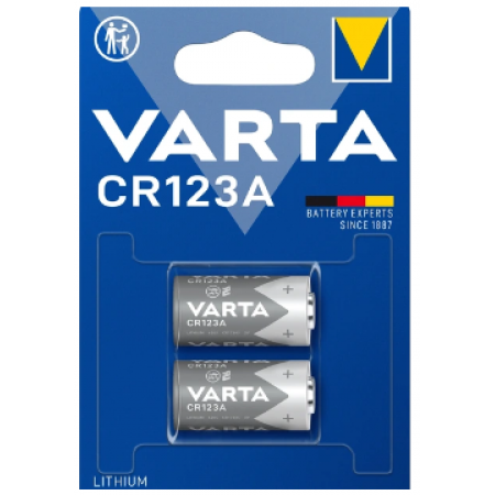 VARTA CR 123A BLI 2 LITHIUM Батарейка