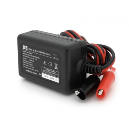 Автоматическое ЗУ для аккумулятора 12V (MF,WET,AGM,GEL), HE, 100-260V, DC 14.7V , Ток заряда 13.8V/1A, LCD, крокодилы в комплекте