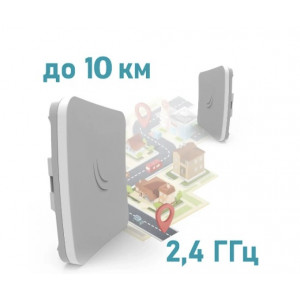 MikroTik SXTsq Lite2 (RBSXTsq2nD) 2.4 ГГц Wi-Fi точка доступу з посиленою антеною