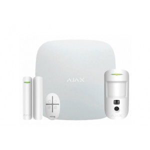 Ajax StarterKit Cam Plus (8EU) UA white Комплект охоронної сигналізації з LTE