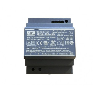 HDR-100-48N (48B 2.09А для монтажа на DIN рейку) Блок питания MeanWell